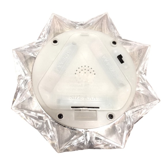 NWOT Darice Frosted Glass Snowman with Scarf and Hat with Christmas Tree Set - Picture 12 of 14